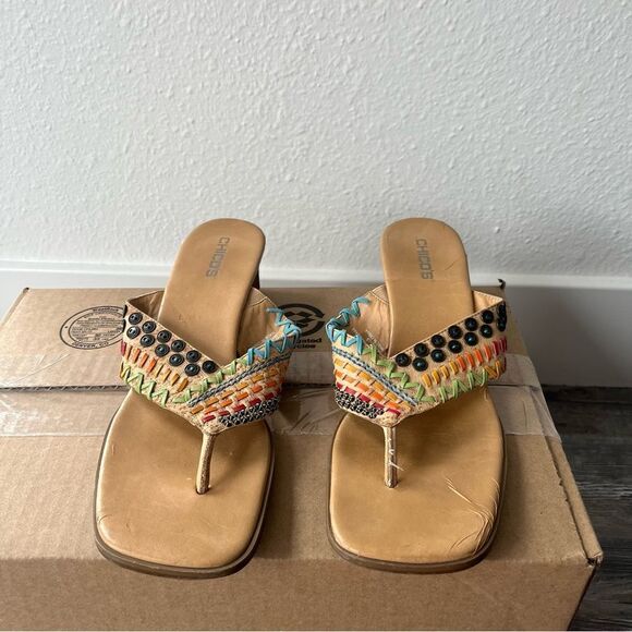 Chicos vintage boho leather sandals - Picture 2 of 12
